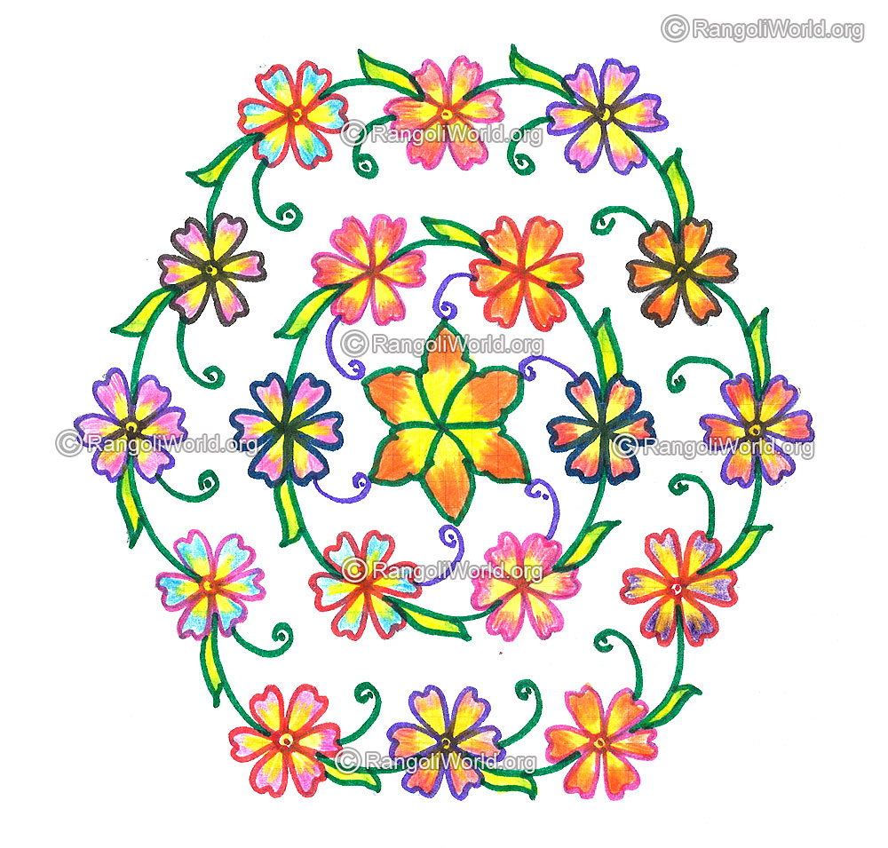 Flower kolam nov 2015