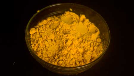 Yellow Color Powder before mixing