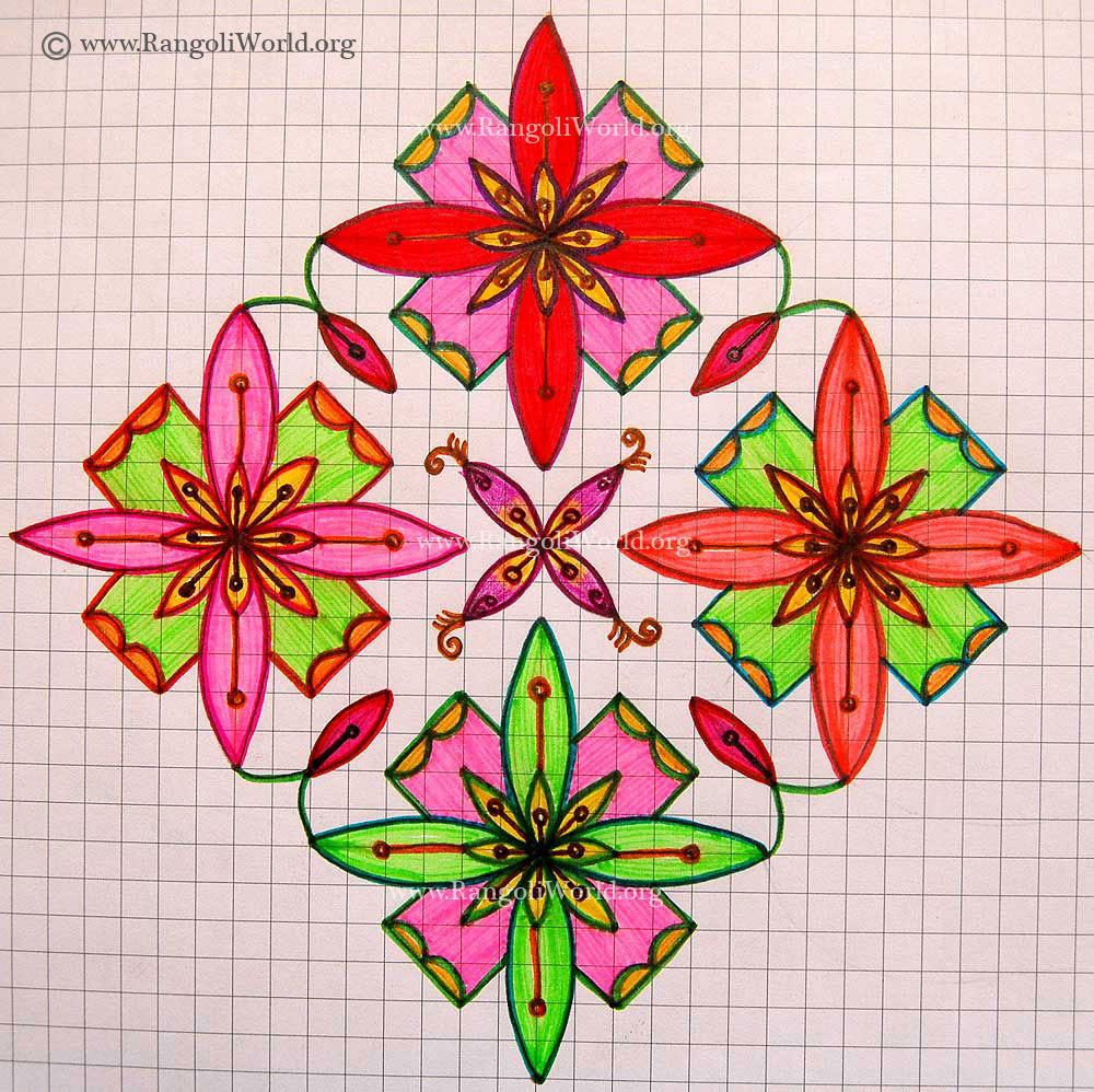 Flower Kolam