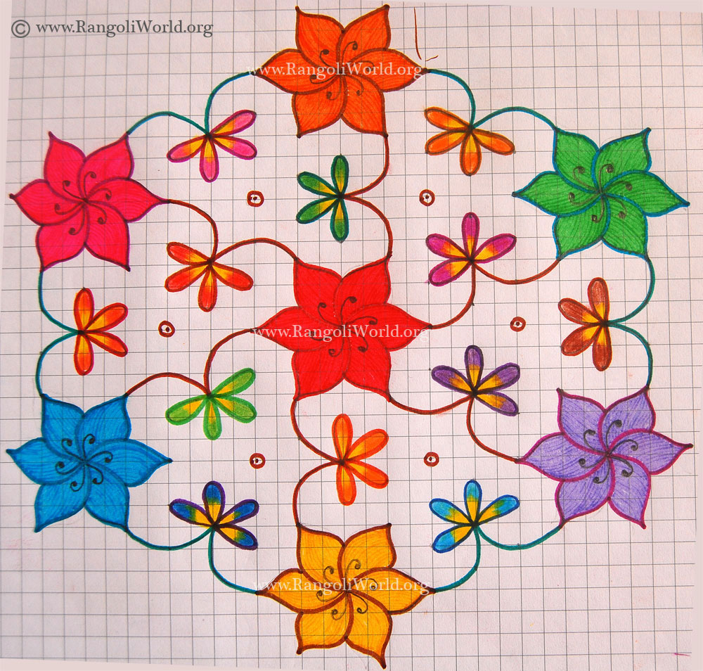 Flower Kolam