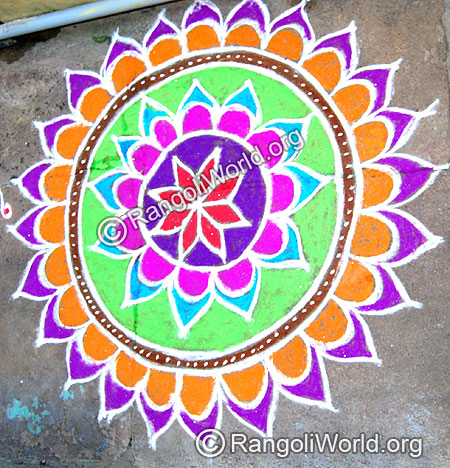 Freehand Rangoli