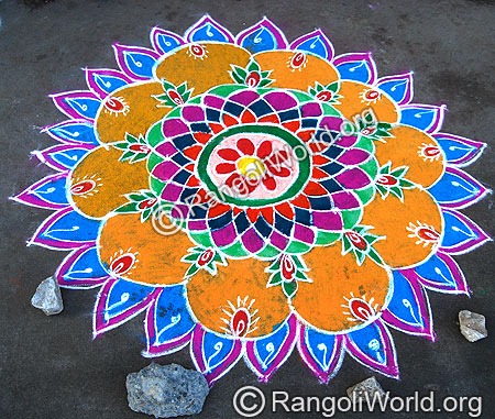 Colorful Rangoli