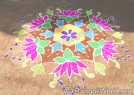 Lotus Rangoli