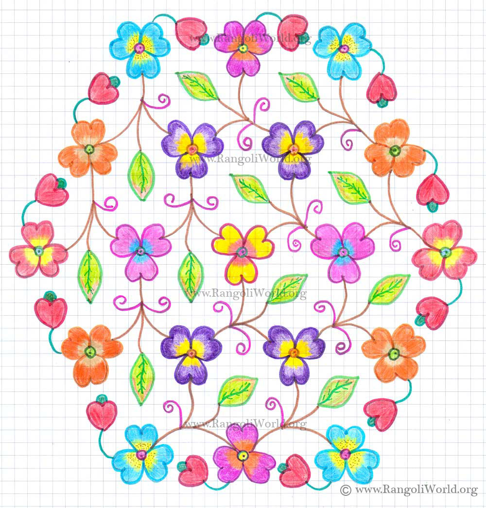 Flowers Kolam