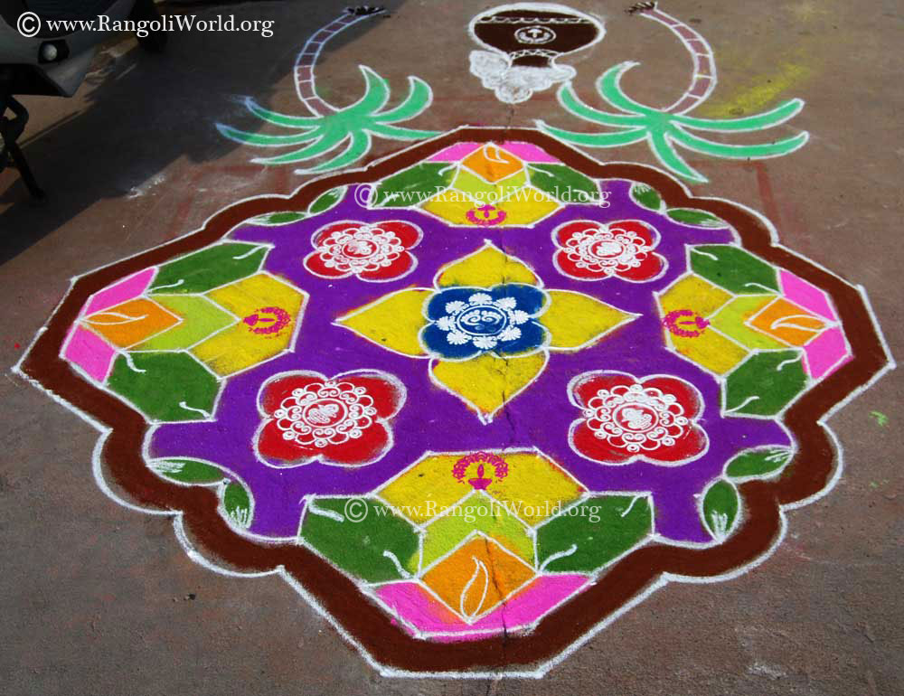 pongal rangoli