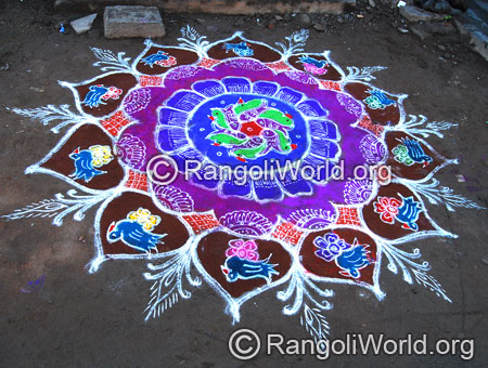 Bird rangoli aug2014