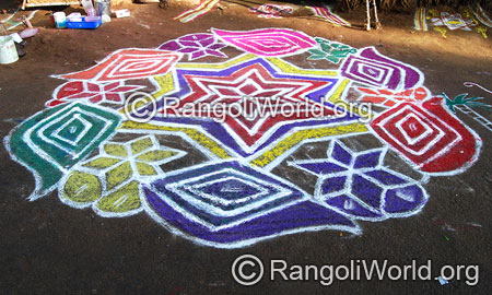 Star diamond kolam aug2014