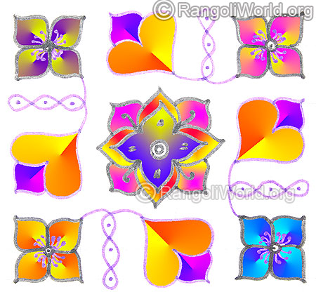 Blossoming flowers kolam may1 2015