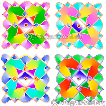 Puja pinnal sikku kolam may5 2015