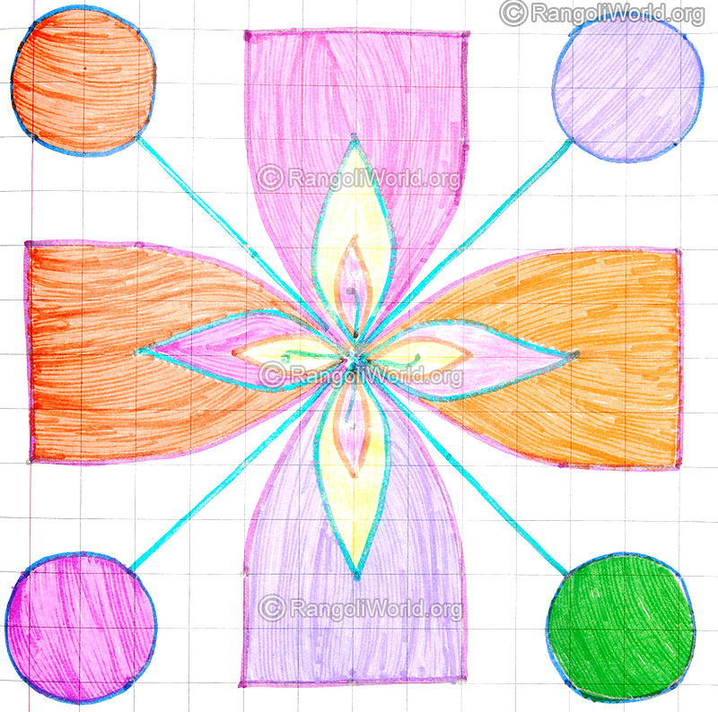 Flower circle kolam may8 2015
