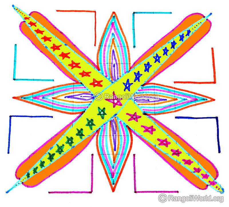 Pooja kolam april24 2015