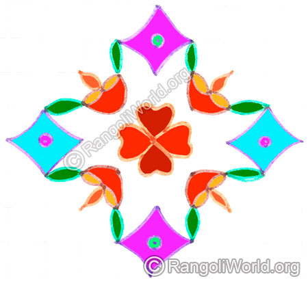 Agal vilakku kolam