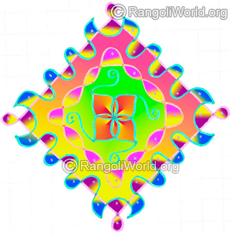 Easy simple sikku kolam may8 2015