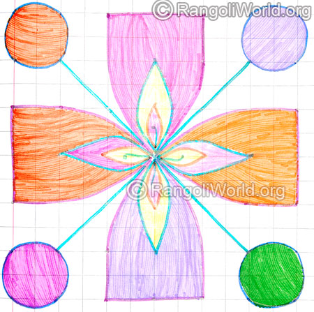 Flower circle kolam may8 2015