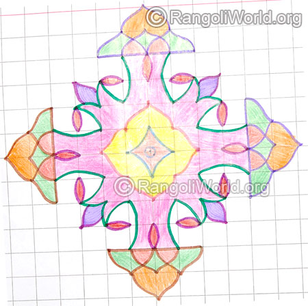 Small pooja kolam may8 2015