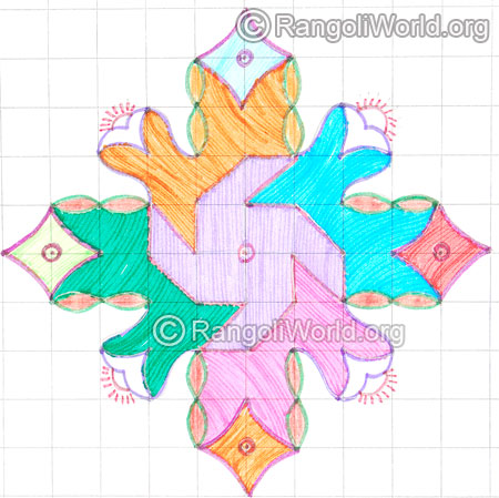 Sunrise pooja kolam may8 2015