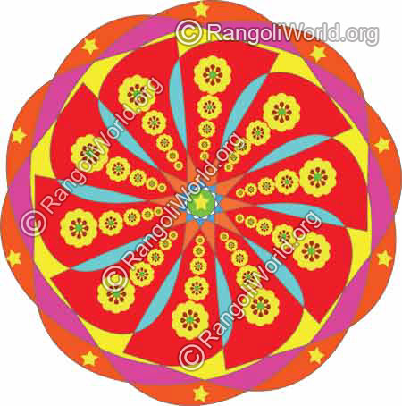 Everyday exotic rangoli