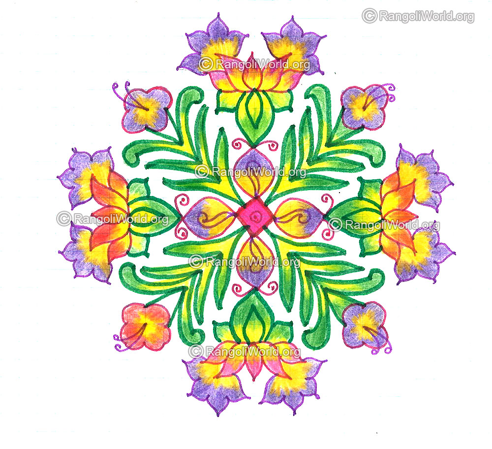 Lotus hibiscus kolam nov 2015