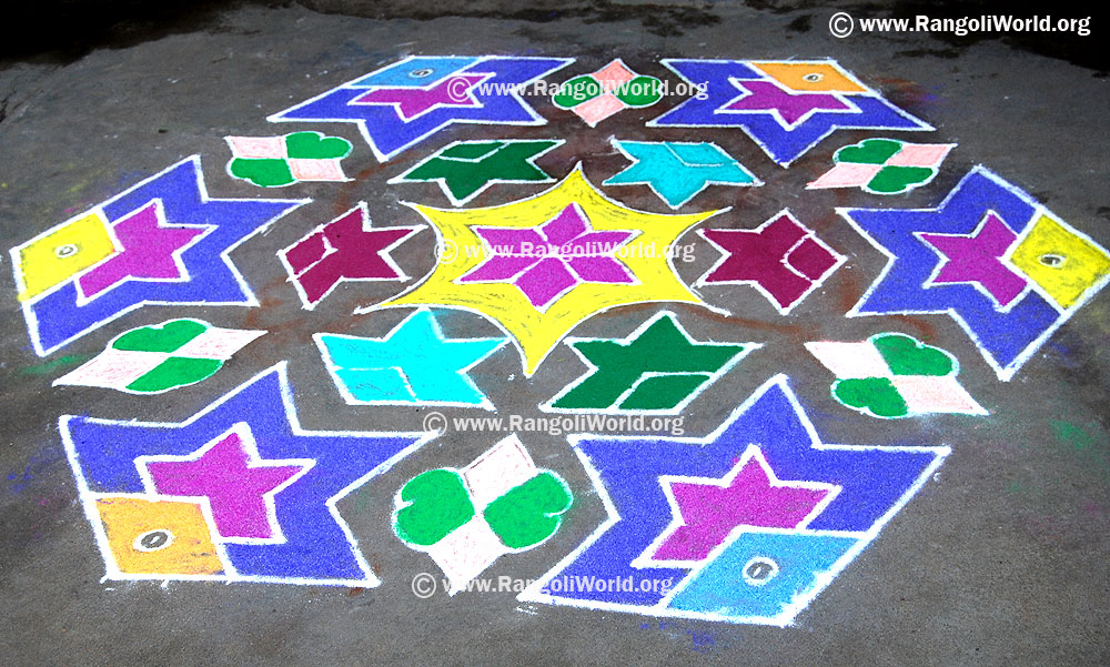 Star Fish Kolam