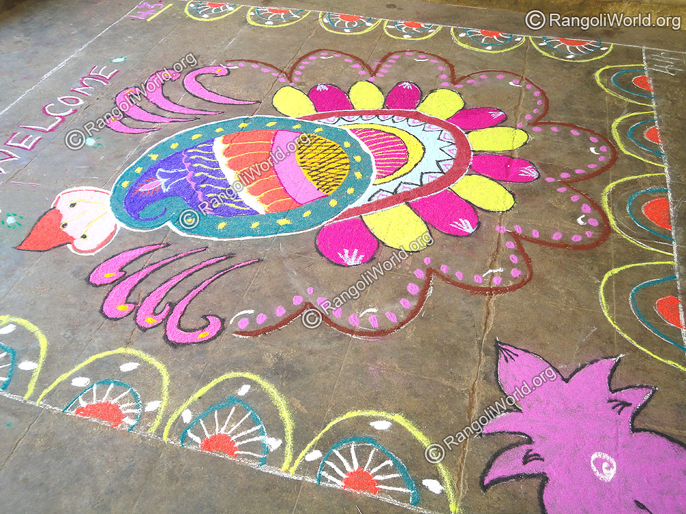 Bird Rangoli
