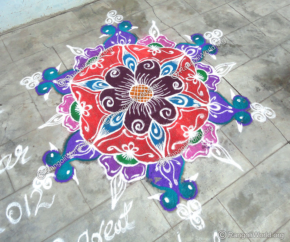 Bird Rangoli