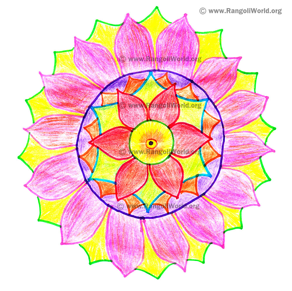 Flower Rangoli