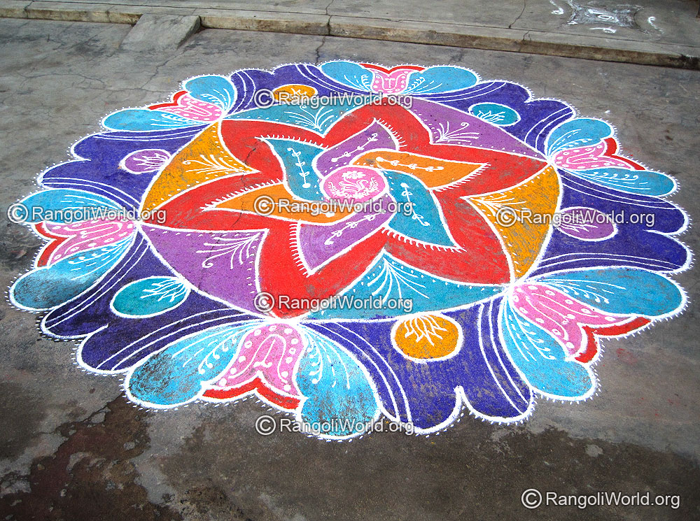 Flowers Rangoli