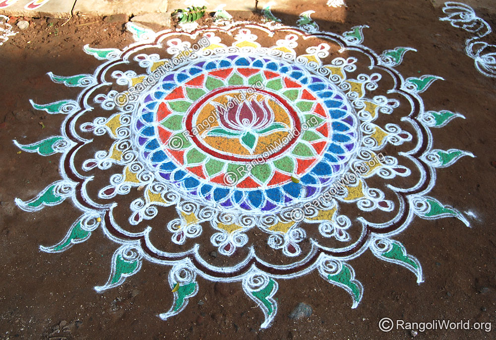 Flowers Rangoli