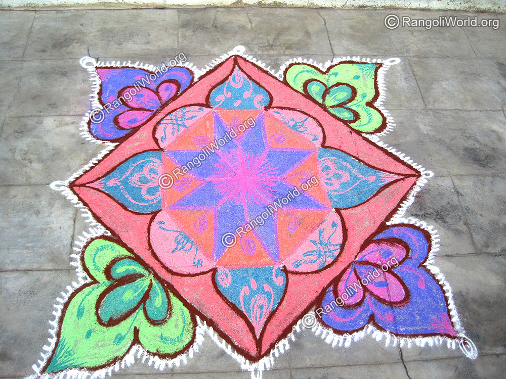 Flowers Rangoli