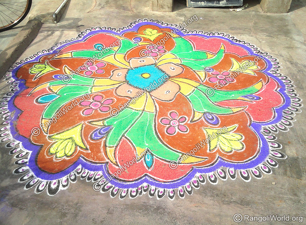 Flowers Rangoli