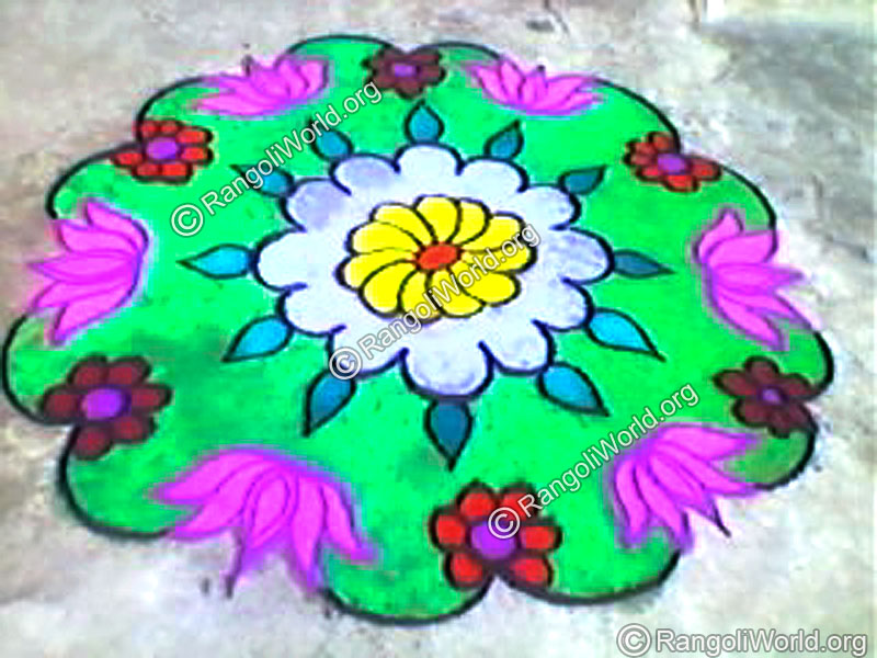 Lotus Rangoli