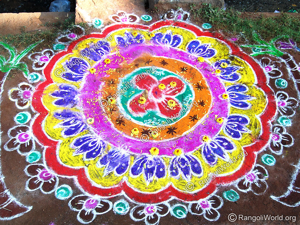 Lotus Rangoli