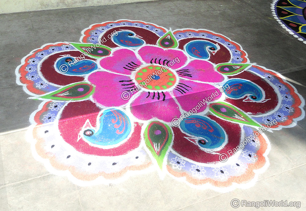 Peacock Rangoli