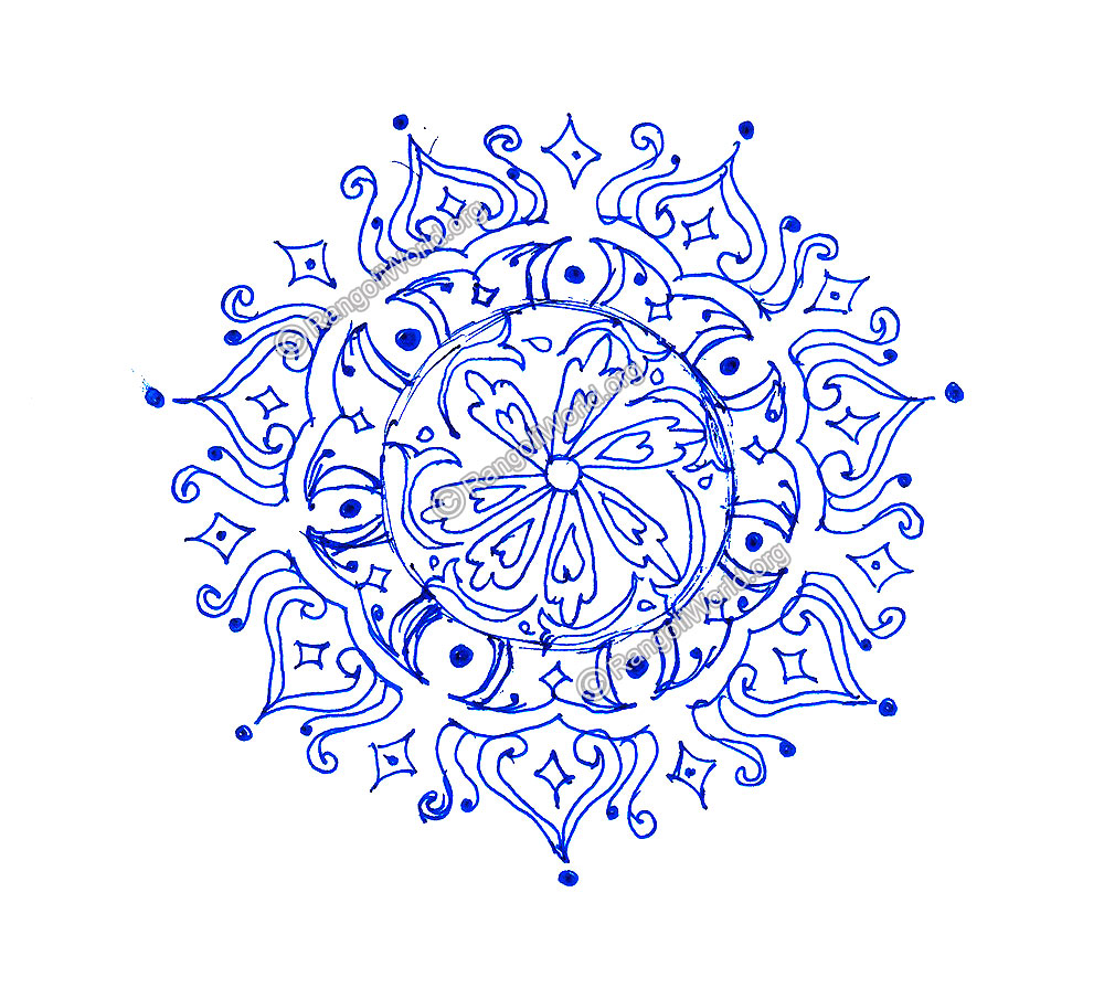 Simple Rangoli
