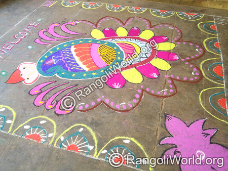 Bird Rangoli