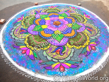 Bird Rangoli