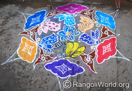 Butterfly Rangoli