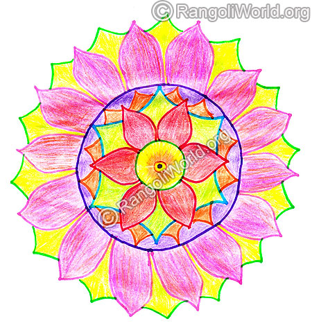 Flower Rangoli