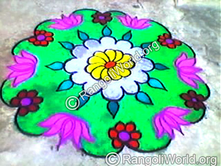 Lotus Rangoli