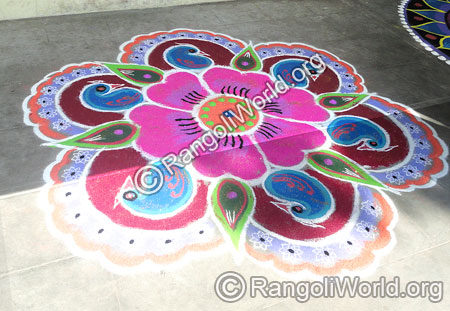 Peacock Rangoli