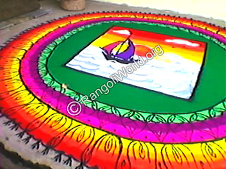 Ship Rangoli