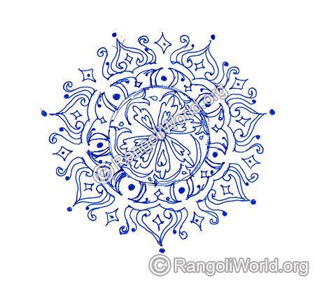Simple Rangoli