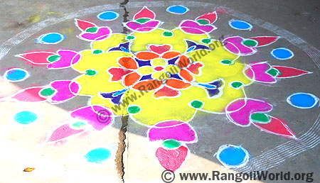 Freehand Rangoli