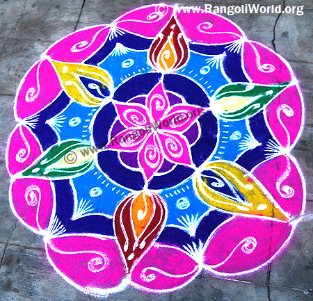 Freehand Rangoli