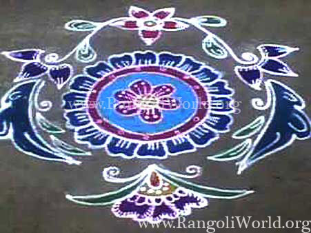 freehand rangoli