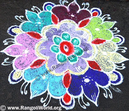 Freehand Rangoli