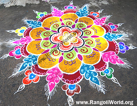 Freehand Rangoli