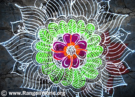 Freehand Rangoli