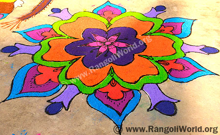 Freehand Rangoli