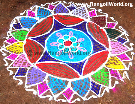 Freehand Rangoli